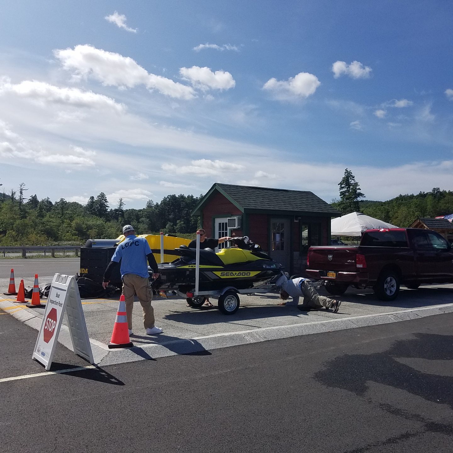 Lake George boat inspection